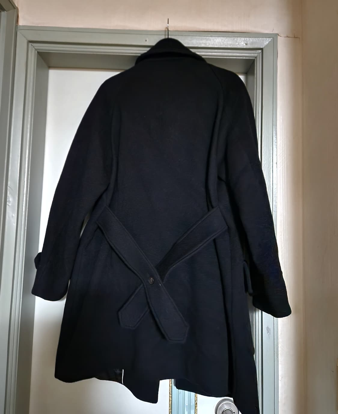 새제품 한스스타일 캐시 블렌드 더플코트 상품이미지6