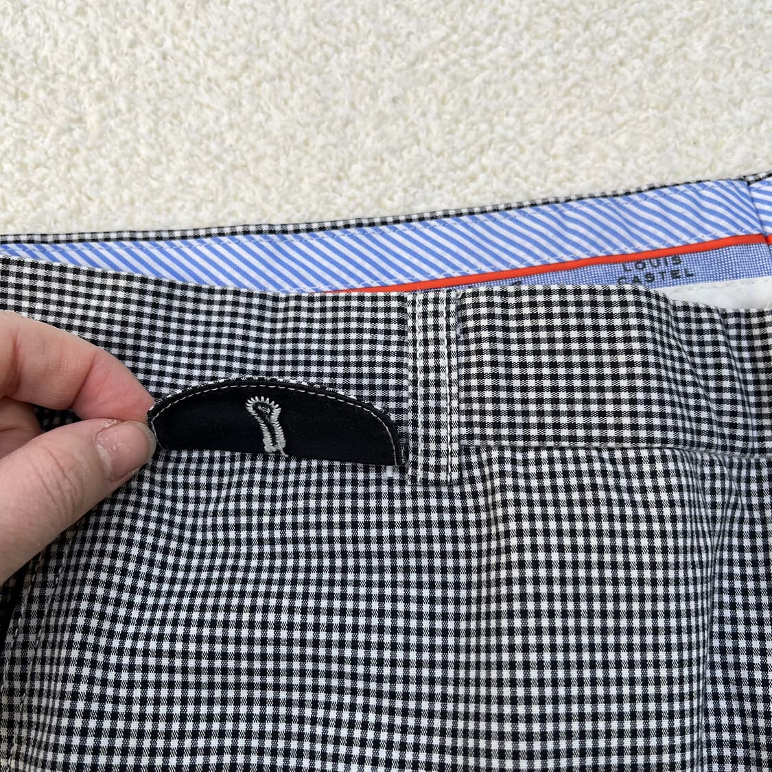 86 루이까스텔 골프 체크 바지 0310M 상품이미지5