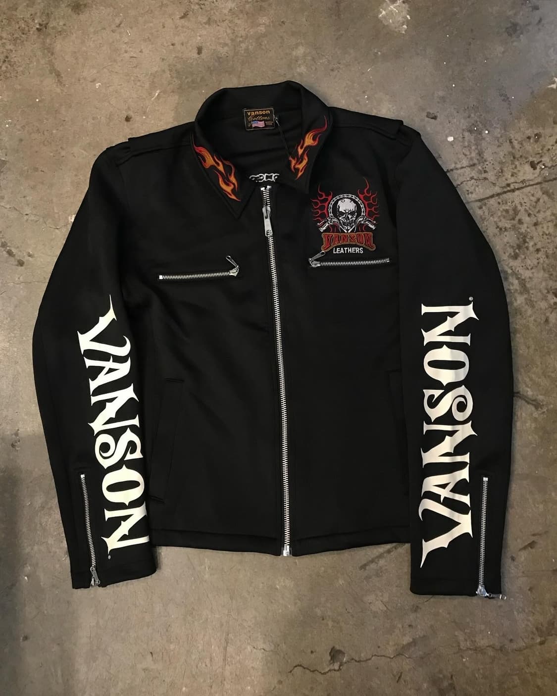 Vanson Skull Embroidery Jersey 상품이미지6