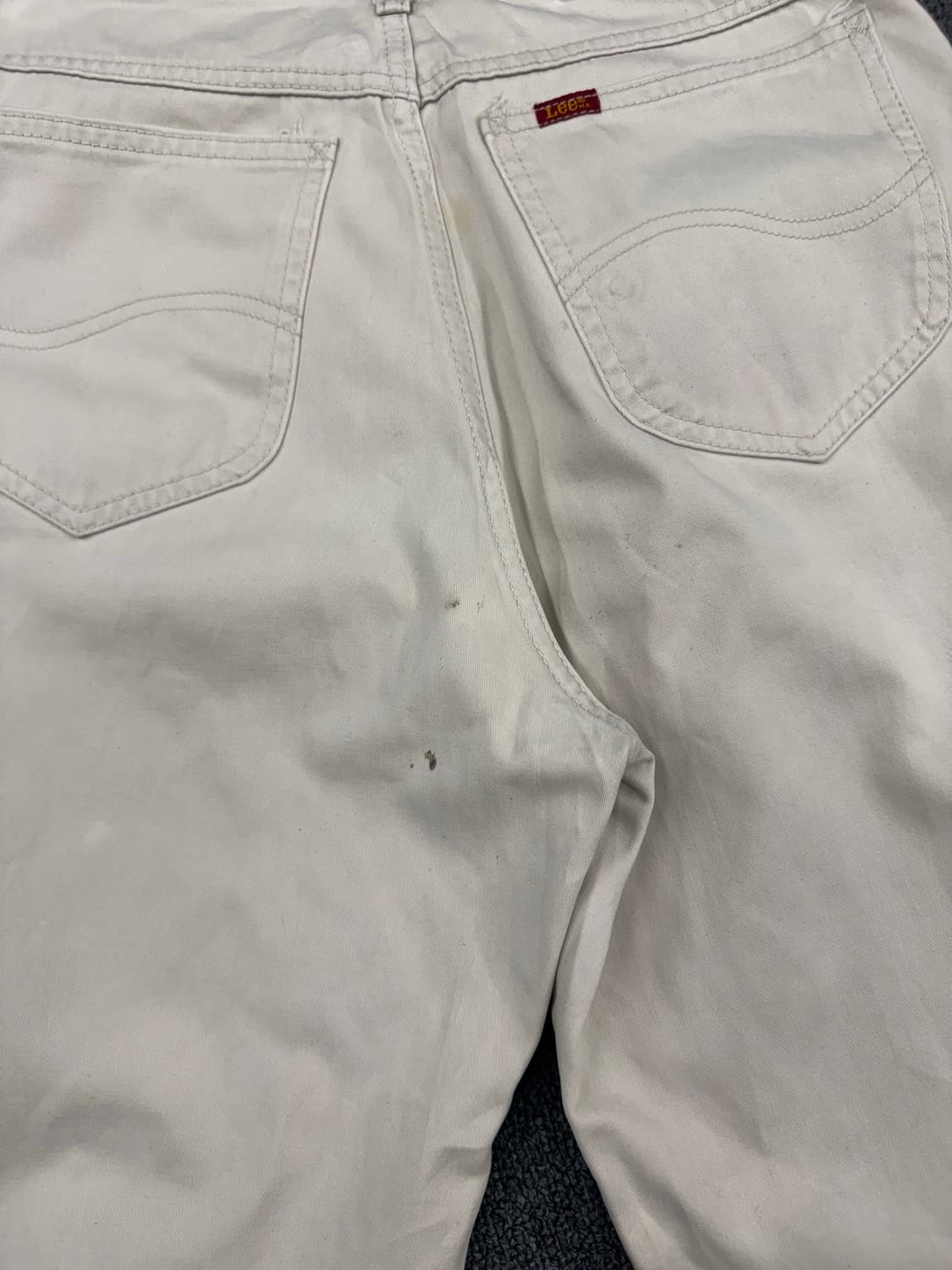 31)LEE RIDERS 빈티지 여성 아이보리 코튼 팬츠(오염) 상품이미지7