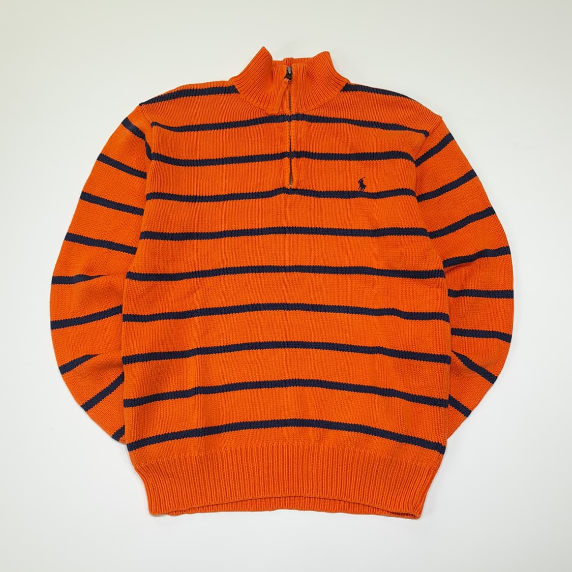 CL060 L 폴로 홍콩판 코튼 하프집업 니트 상품이미지1