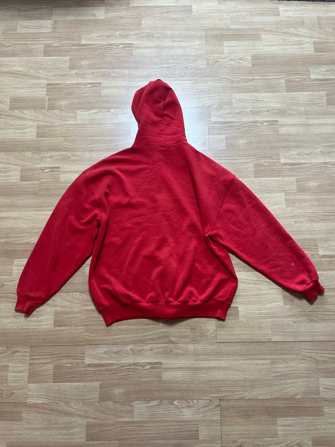 빈티지 USA 러셀 후드집업 XXL 레드 상품이미지2