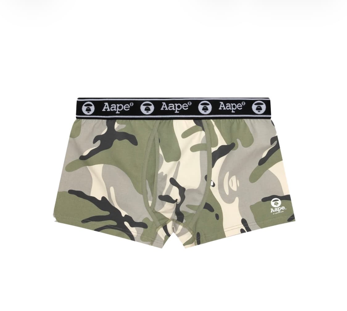 에이프 베이직 언더웨어 카키 베이지 상품이미지1