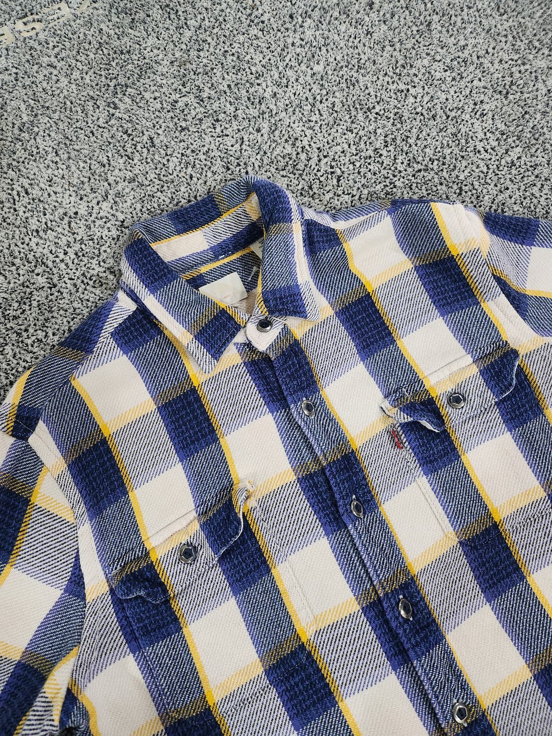 //리바이스 체크 웨스턴 셔츠 S 상품이미지3