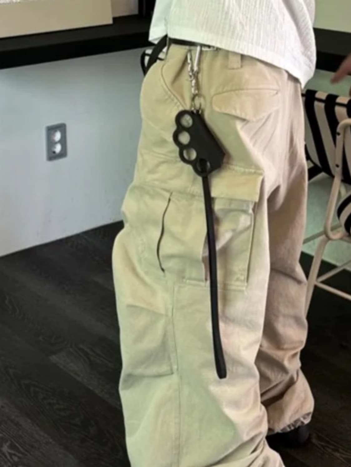 맨허튼프로젝트 리얼레더 소가죽 너클 라이터 스트랩 키링 상품이미지3