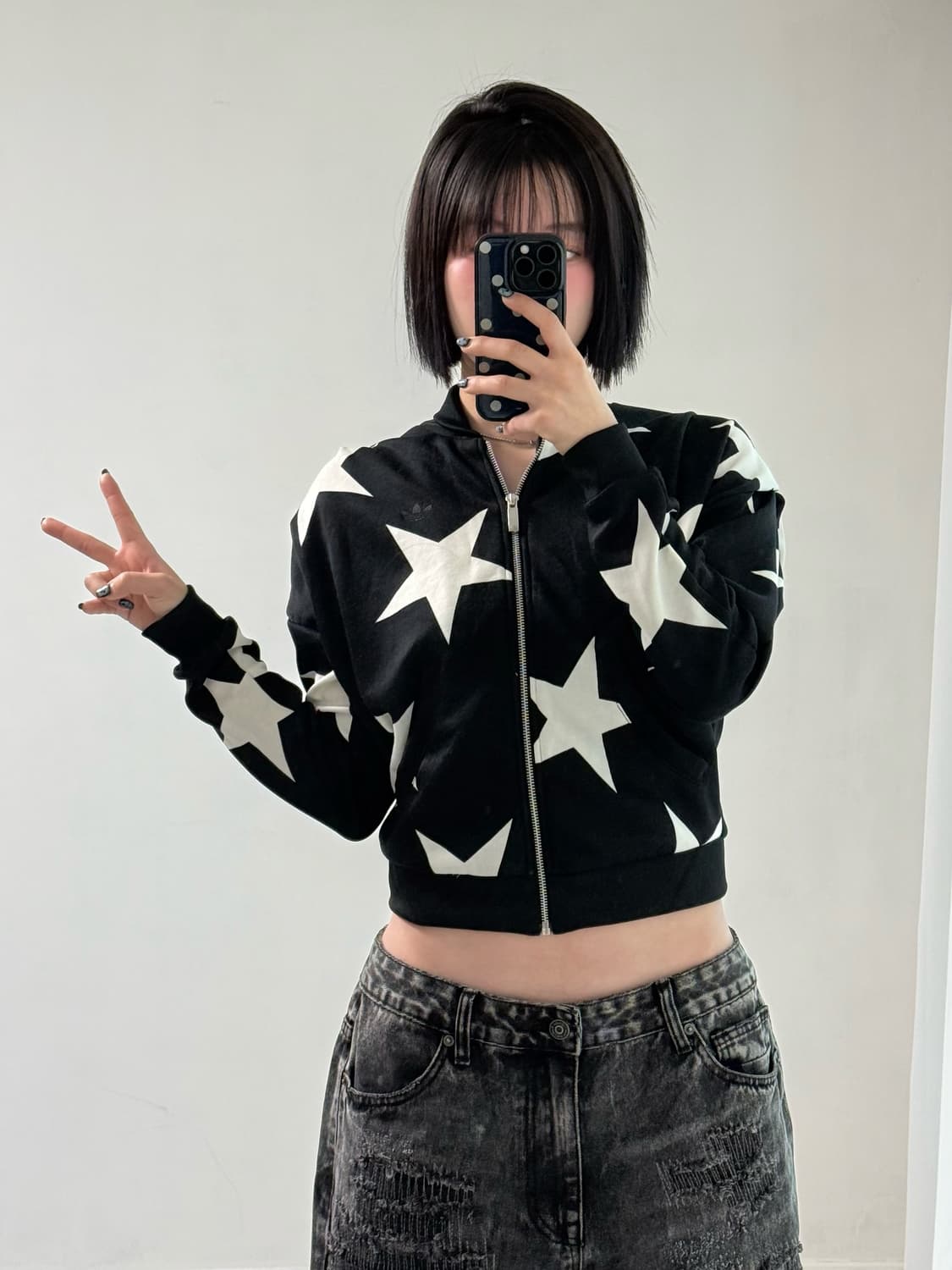 아디다스 스타 블랙 져지 상품이미지3