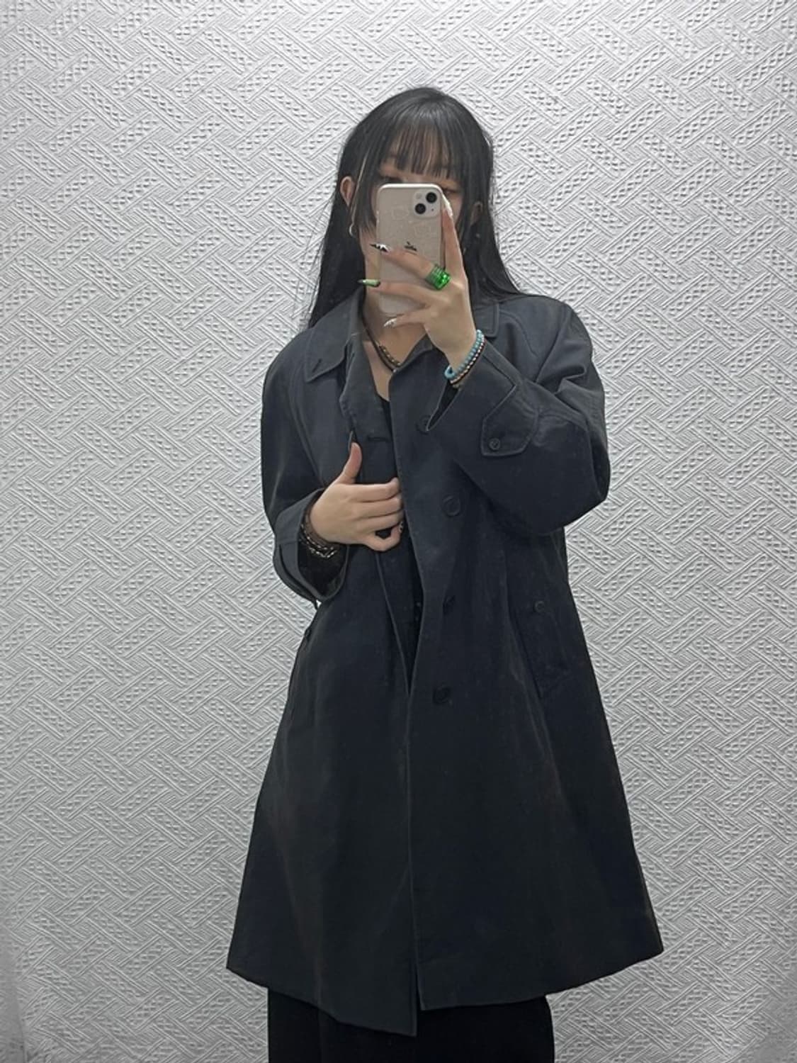 버버리 모던캐주얼 래글런 미디 트렌치 코트 S C08660 상품이미지1