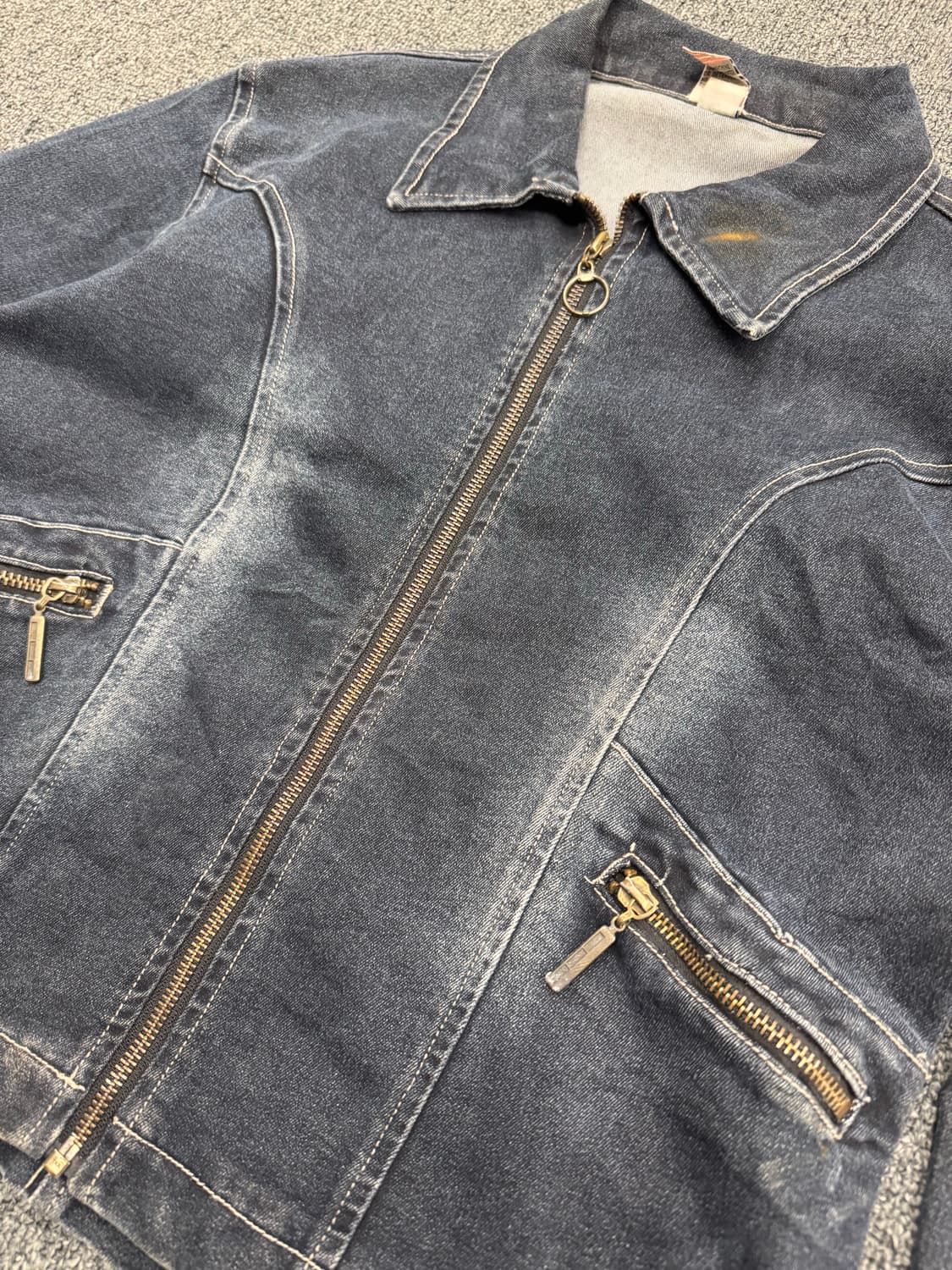 American vintage 여성 데님 자켓 상품이미지2