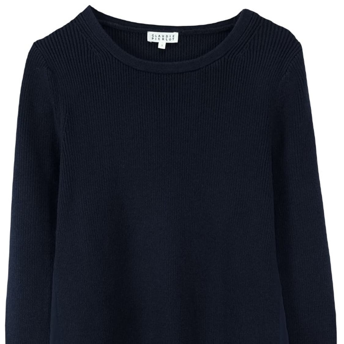 [끌로디 피에로] 레이어드 도킹 니트 네이비 M19251 상품이미지4