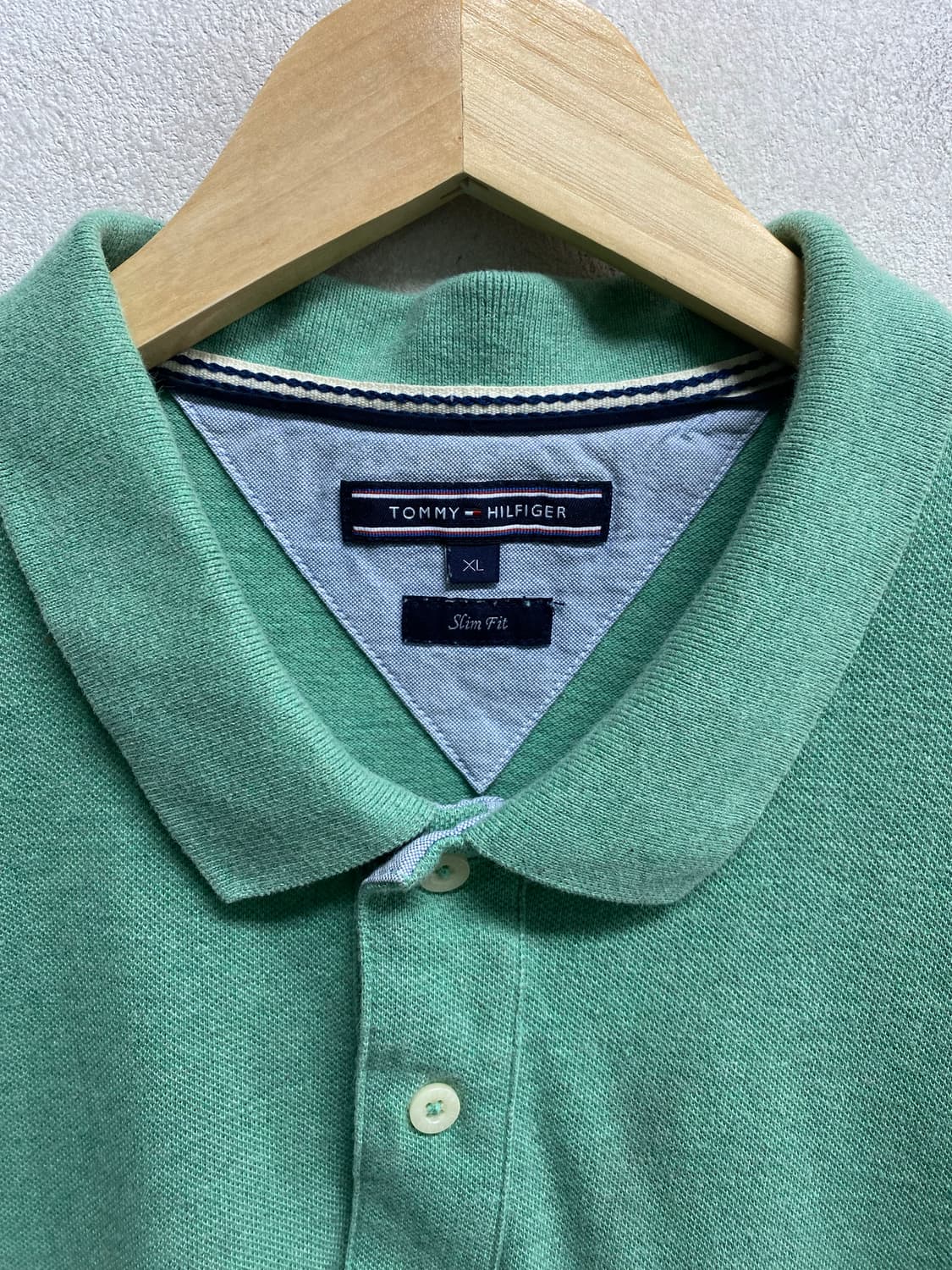 타미 베이직 그린 폴로 티셔츠 L 상품이미지4
