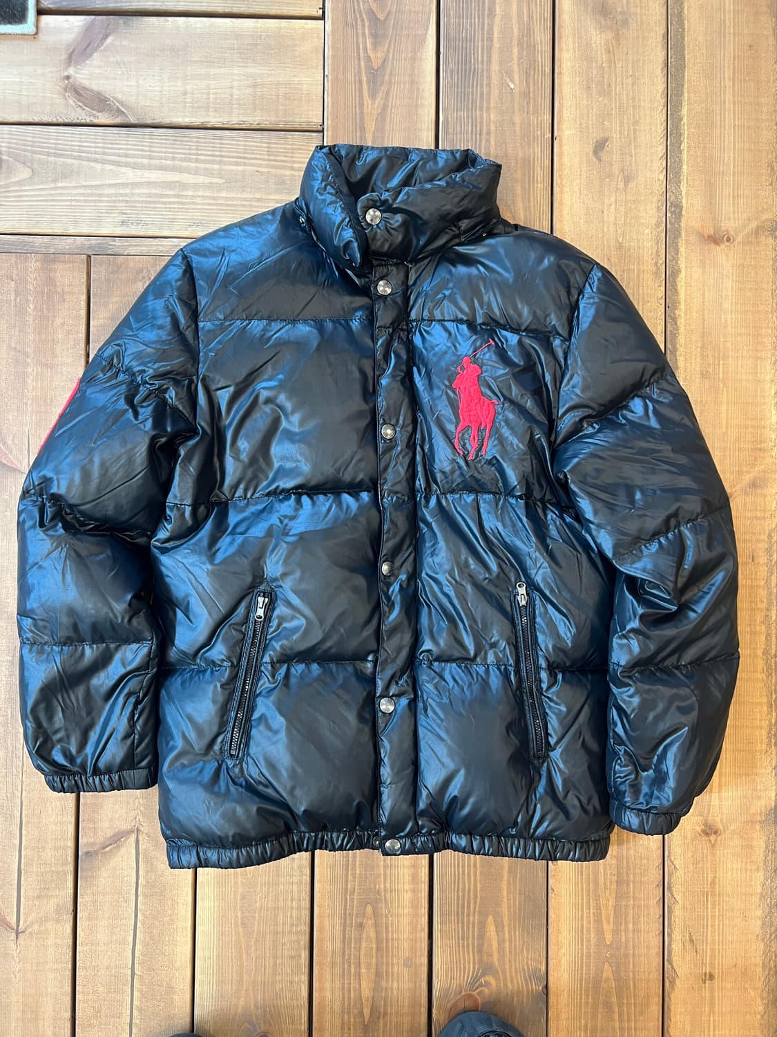 폴로 글로시 빅포니 푸퍼 패딩 상품이미지6