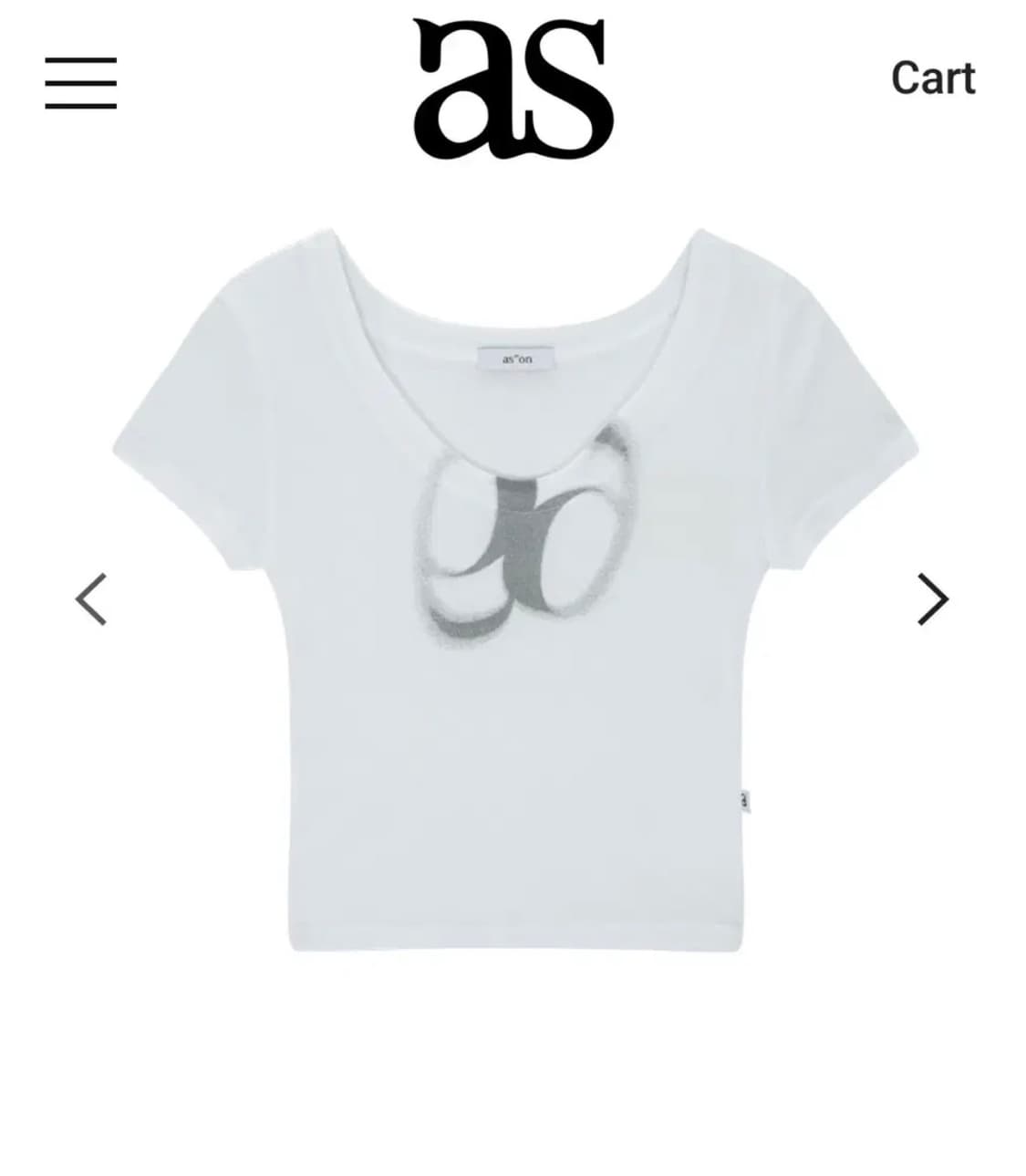 애즈온 하프 시스루티 HALF SEE-THROUGH T 상품이미지2