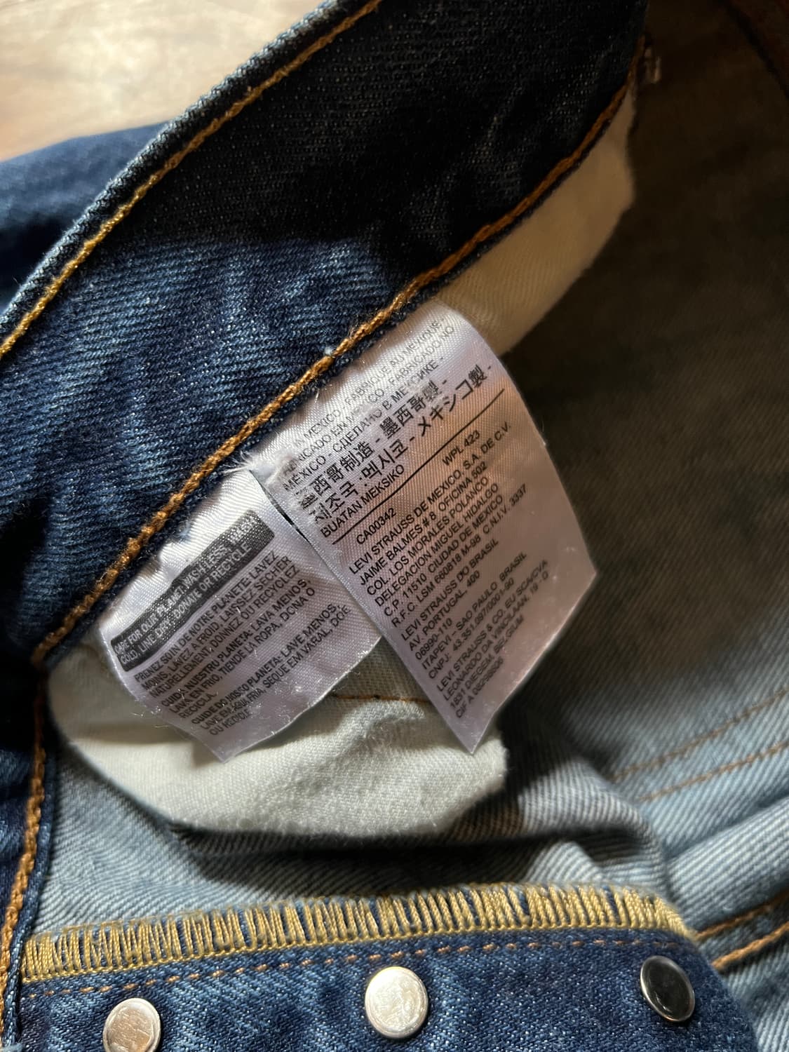 [36]리바이스 501 빈티지 워싱 스트레이트 데님 팬츠 상품이미지8