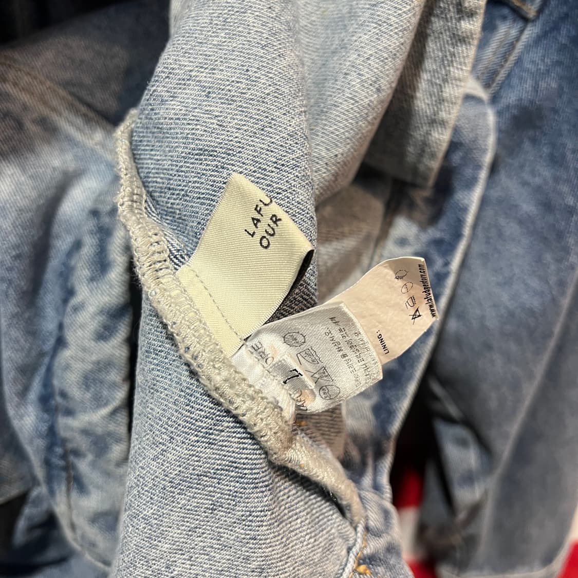 라퍼지스토어 차이나카라 데님 자켓 상품이미지3