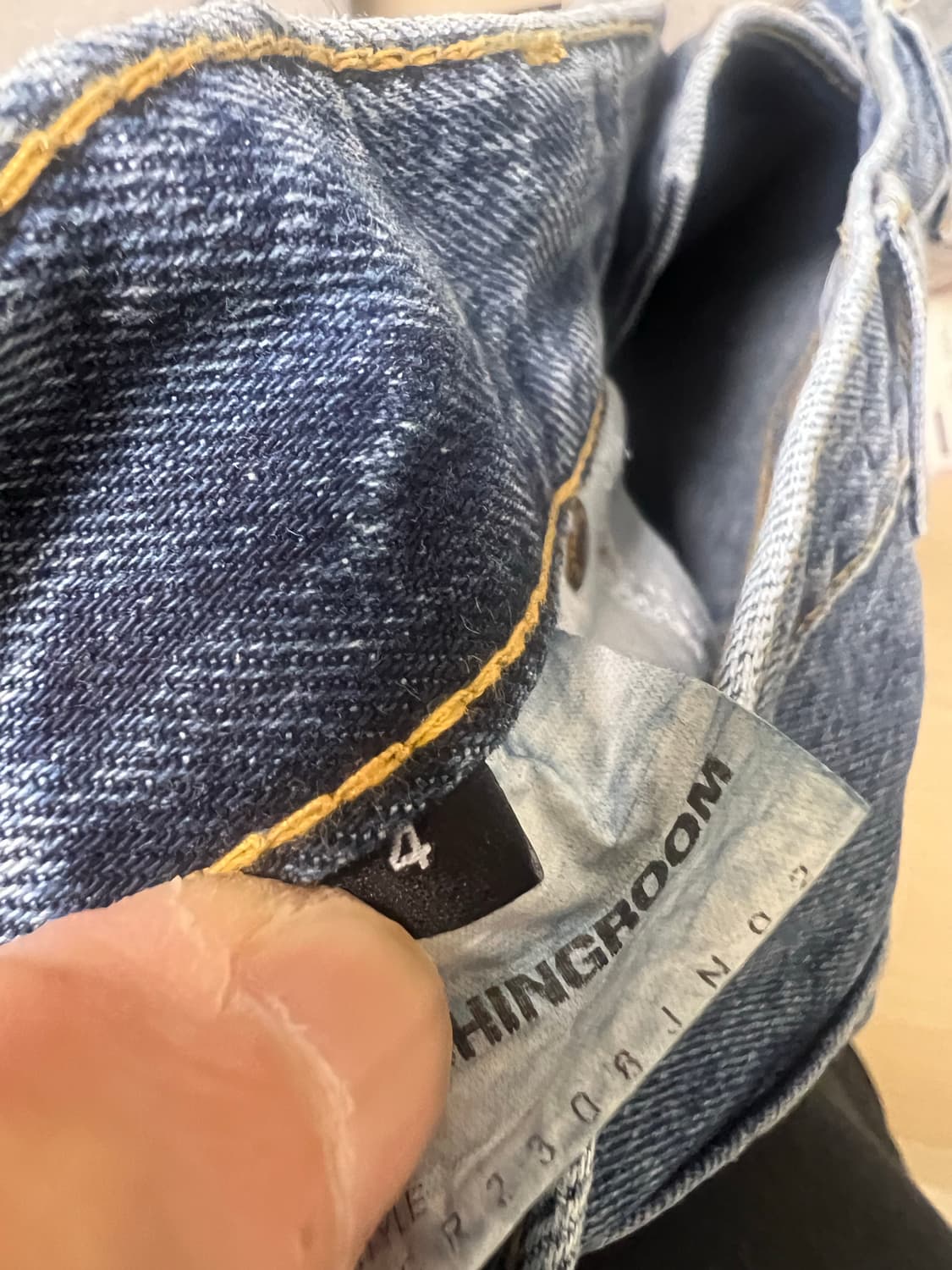 해칭룸 와이드커브진 4사이즈 상품이미지3