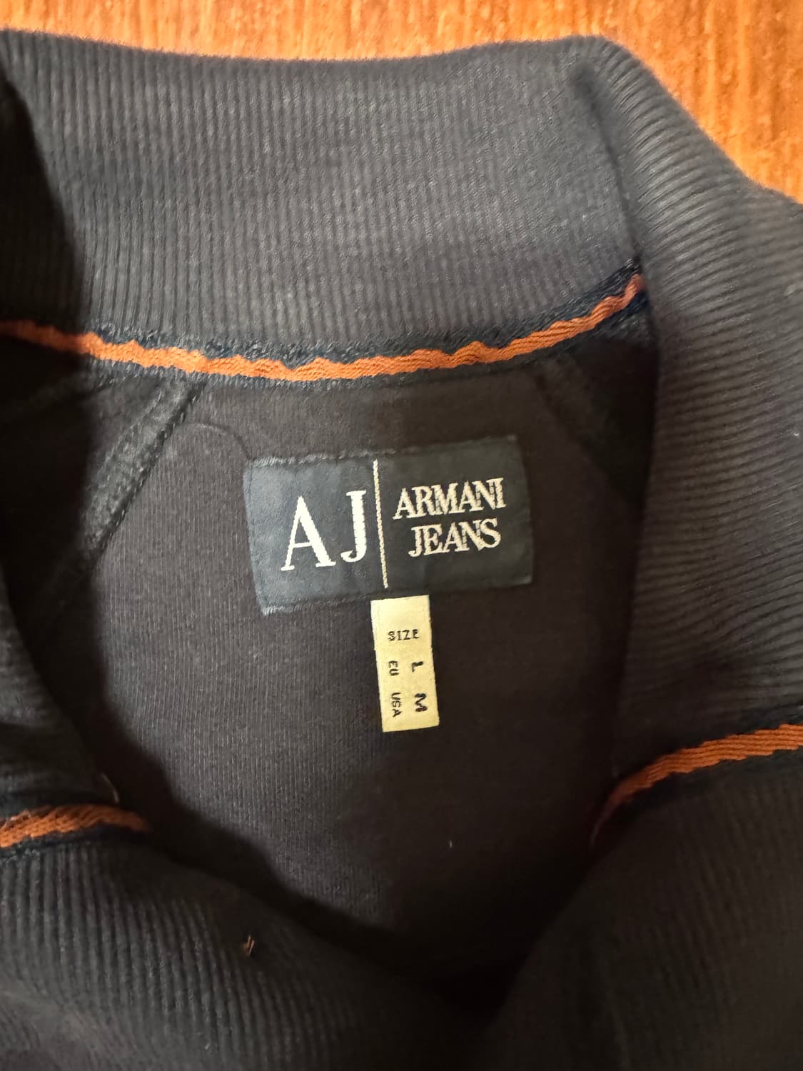 [L] 알마니 진스 반집업 스웻셔츠 상품이미지2