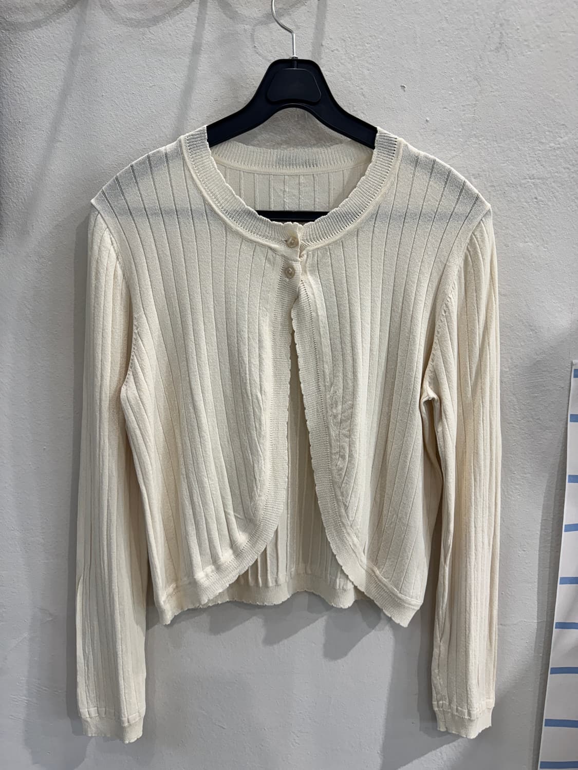 japan vintage 실키크림 가디건 상품이미지1