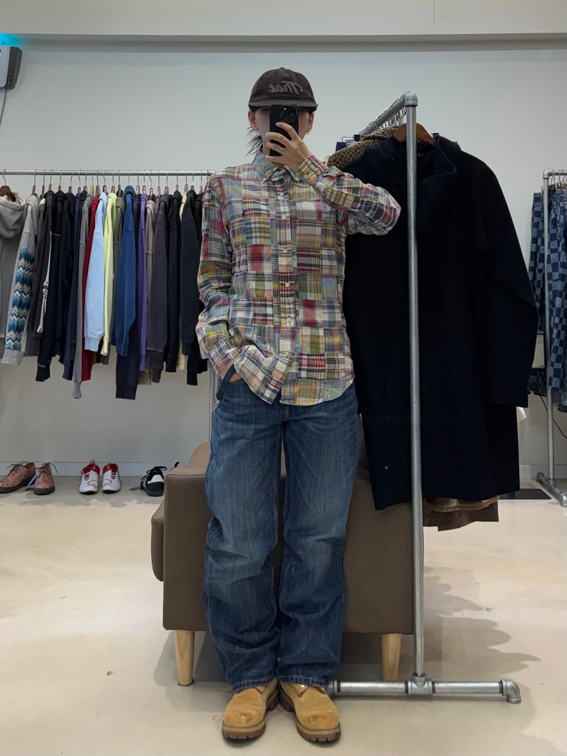 폴로 랄프로렌 마드라스 패치워크 셔츠 상품이미지7