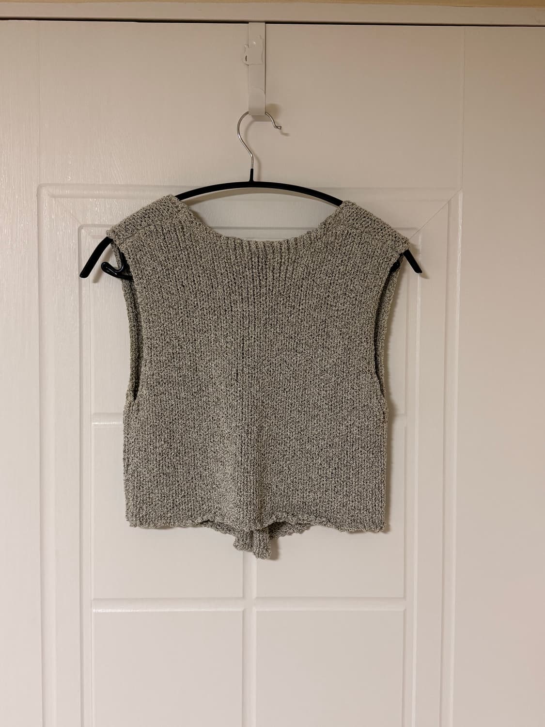 마리떼 니트 베스트 조끼 오트밀 free size 상품이미지3