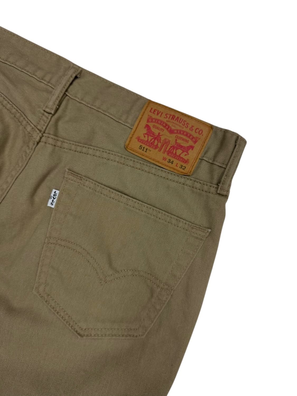 리바이스 511 화이트탭 면바지 베이지 (34)  상품이미지7