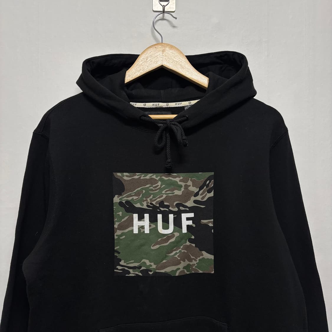 허프 카모 박스로고 후드 상품이미지2