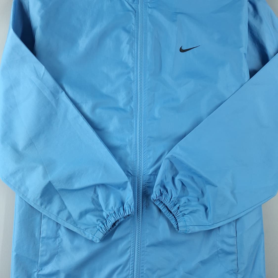 나이키 00s 스카이블루 스우시 로고 클리마핏 올드스쿨 바람막이 XL 상품이미지4