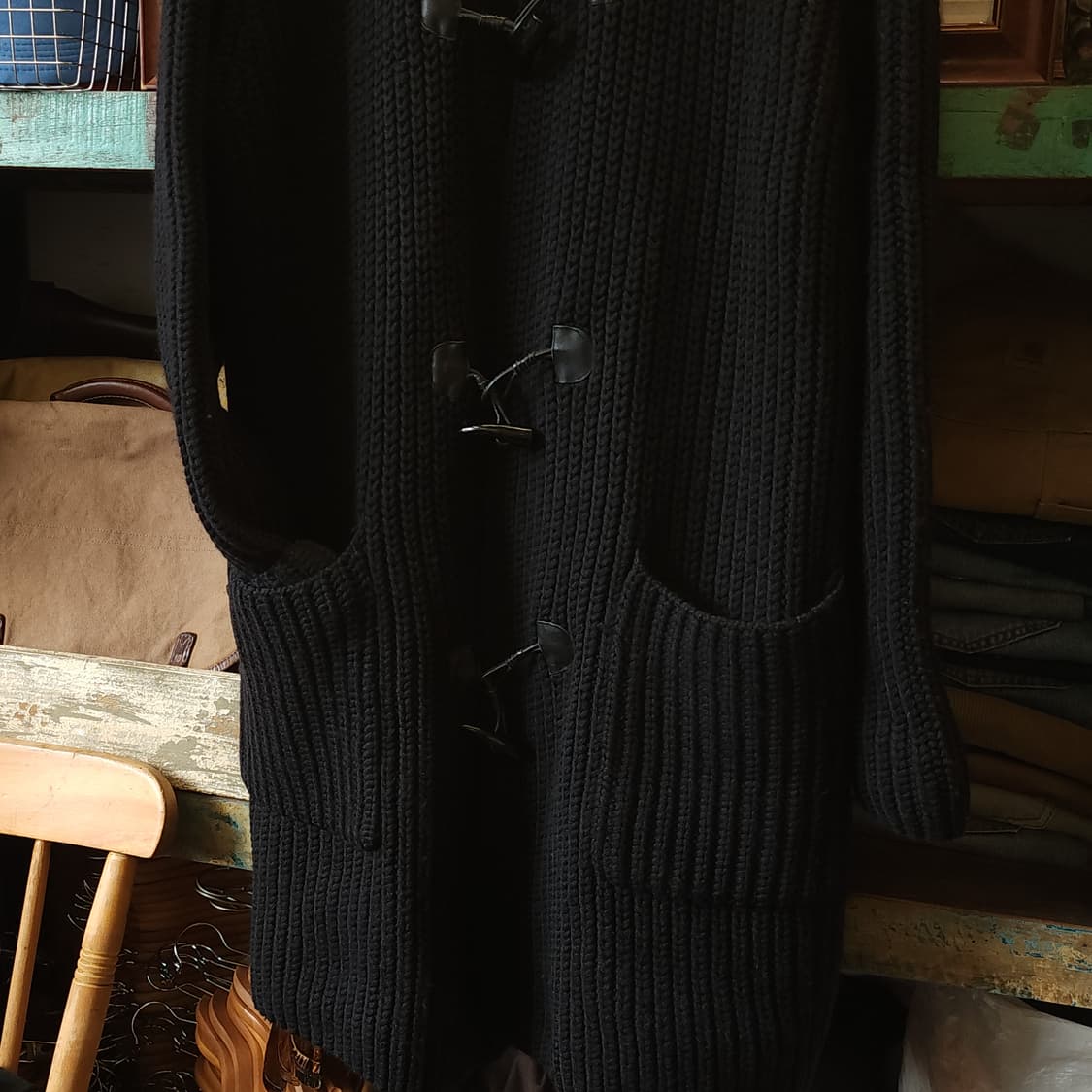 90s 폴로 스포츠 헤비울 더플코트 니트코트 빅사이즈 105 상품이미지10