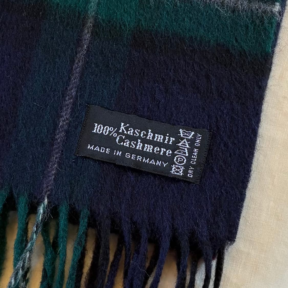 독일 Cashmere 타탄 체크 머플러 상품이미지2