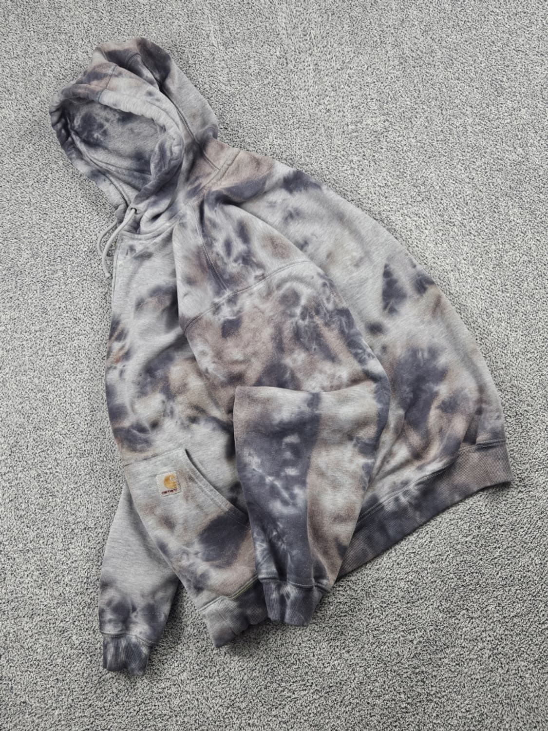 칼하트 다잉 워시드 커스텀 써멀 후드집업 ( L ) / 10008 상품이미지3