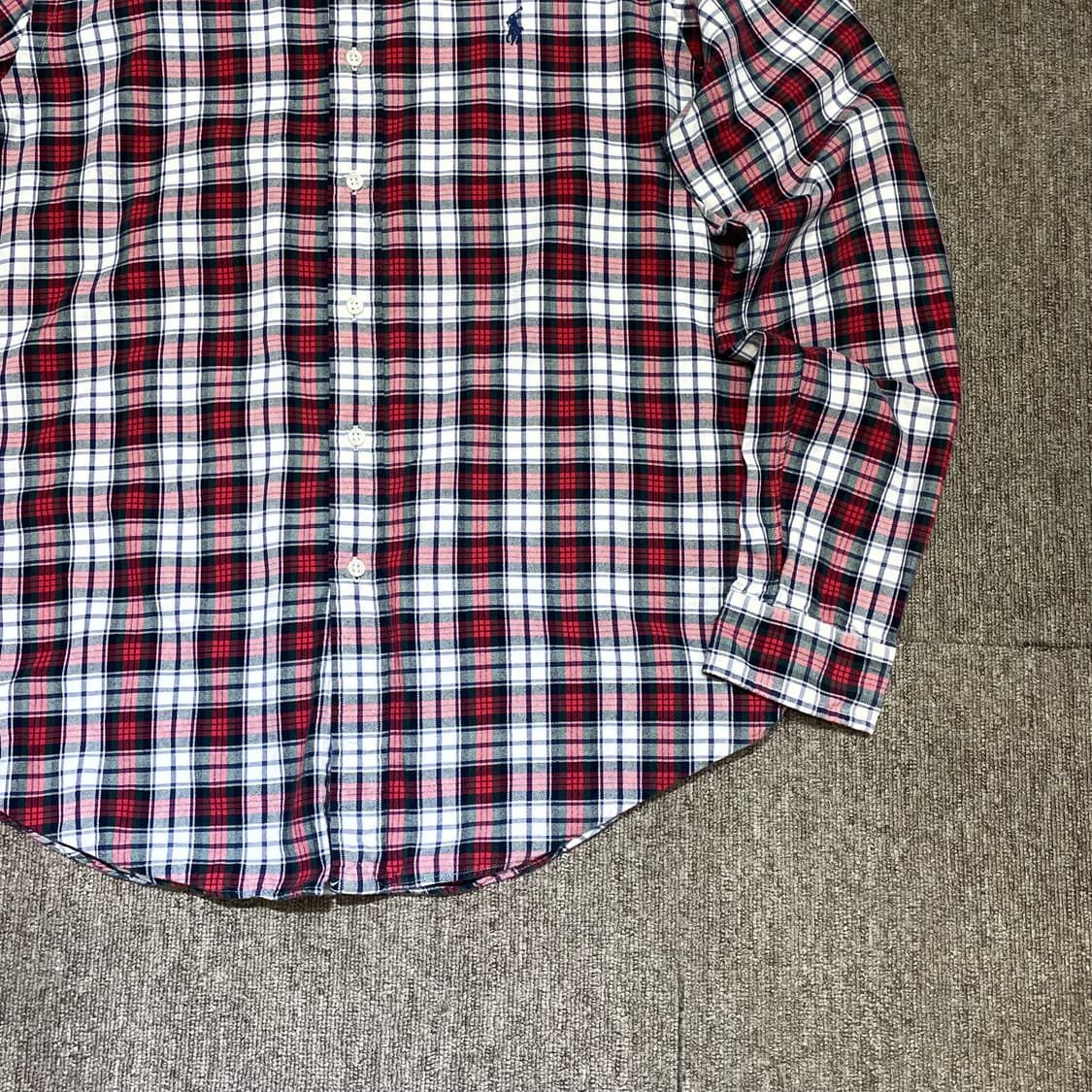 (M) POLO 폴로 랄프로렌 체크 셔츠 커스텀핏 상품이미지6