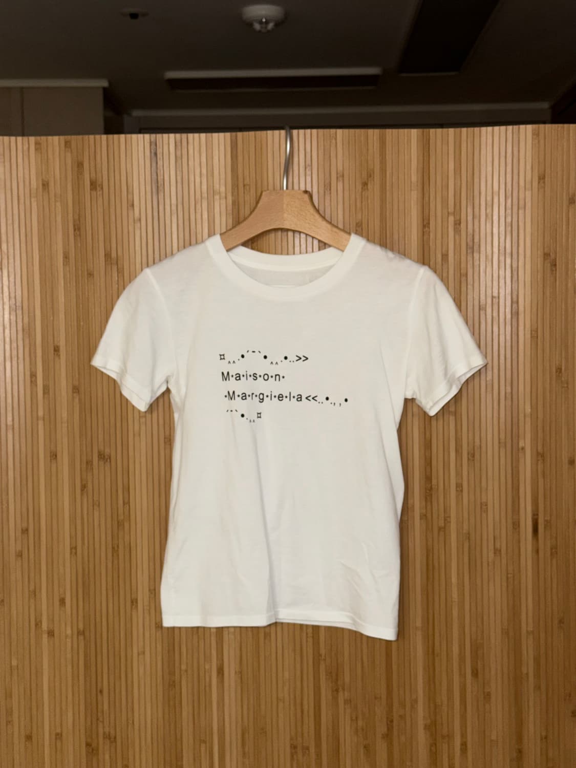 메종 마르지엘라 폰트 제너레이터 티셔츠 화이트 XS  상품이미지1