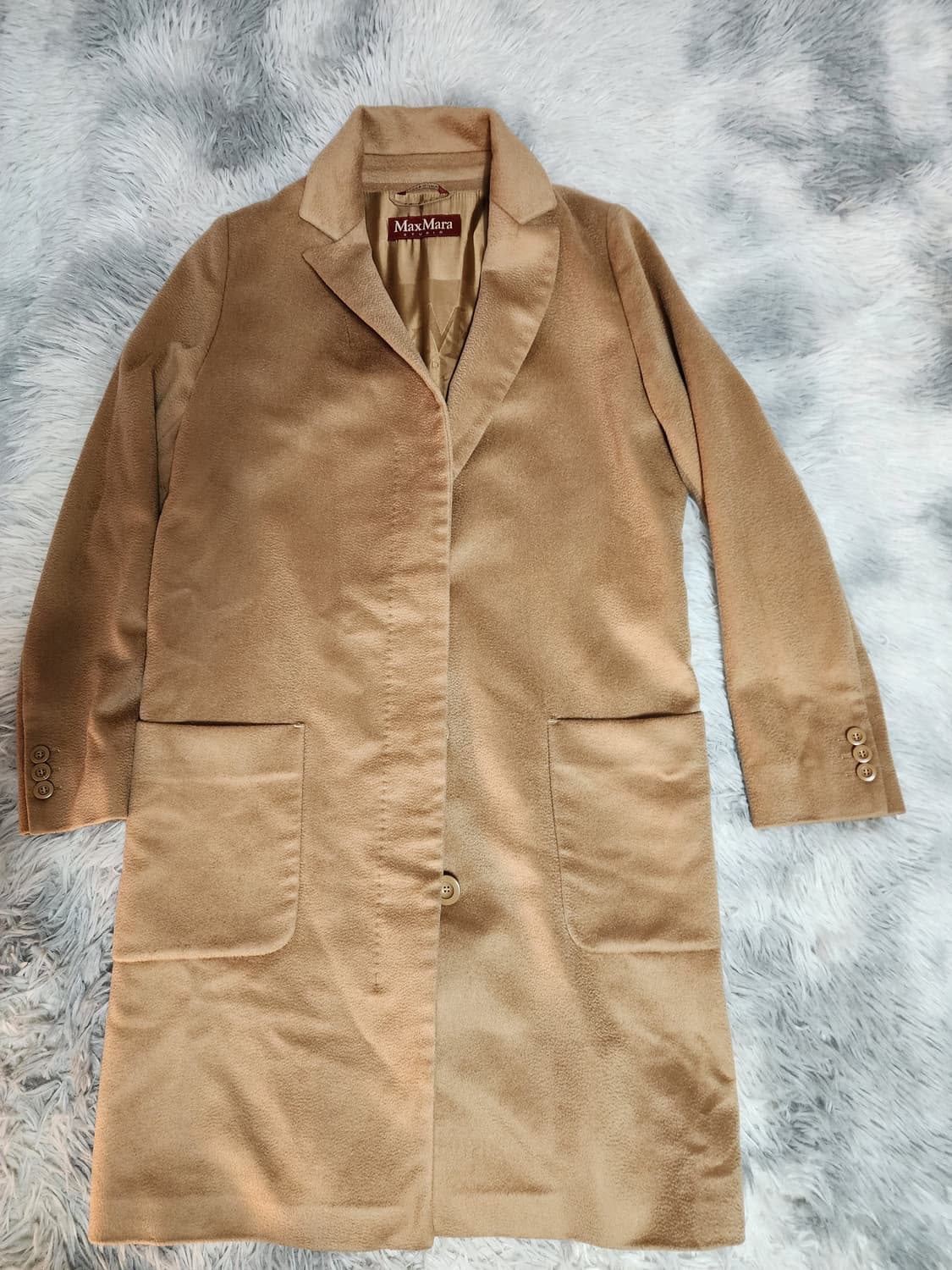정품 막스마라 스튜디오 카멜 코트 상품이미지1