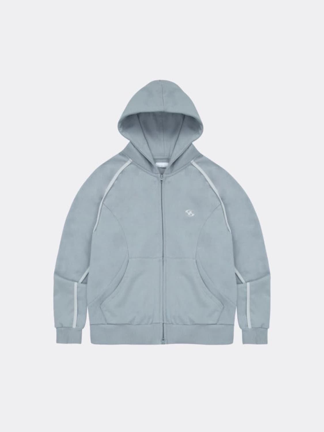 산산기어 Sansan Gear Zip-Up Hoodie Skyblue 상품이미지1