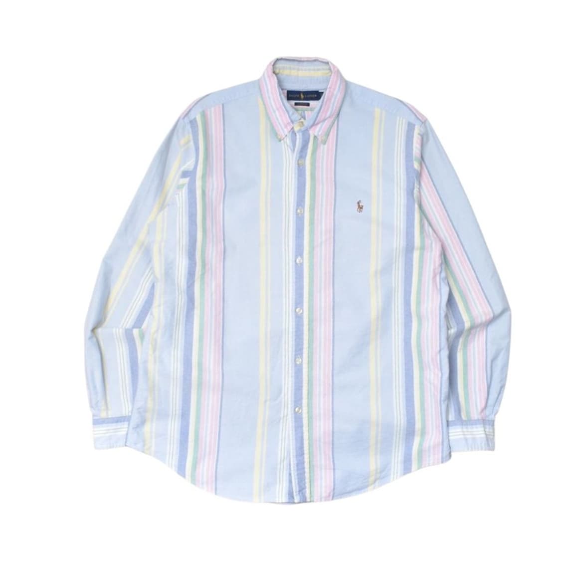 폴로 랄프로렌 신형라벨 스트라이프 셔츠 남방 L N0810 상품이미지2