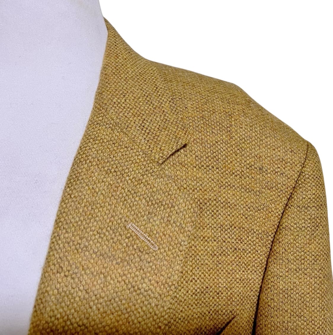 명품 LANVIN 랑방 옐로우 울 자켓 50 상품이미지4