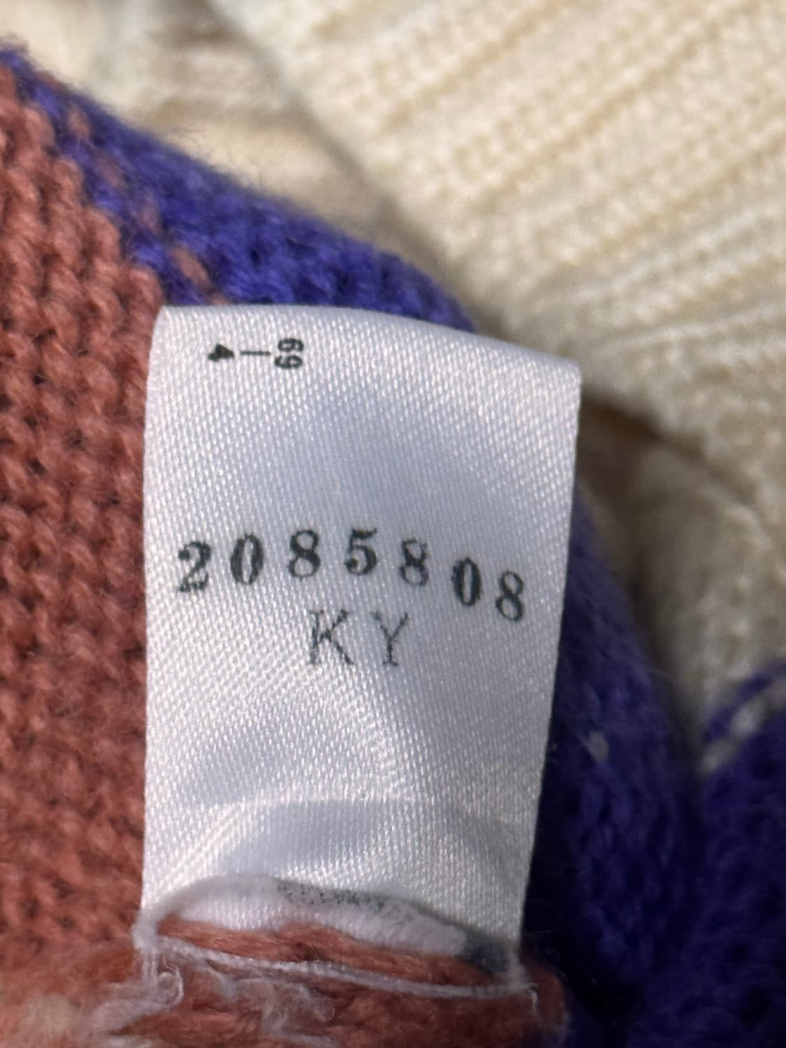 [L] 까뜨블랑슈 올드머니 브이넥 니트 스웨터 상품이미지5