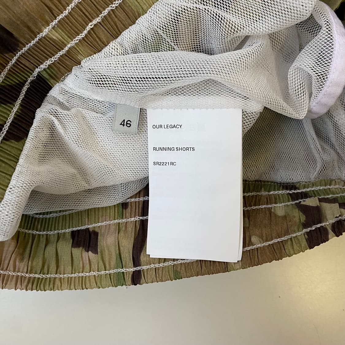 [46] 아워레가시 워크샵 러닝 쇼츠 립스탑 카모플라주 상품이미지6