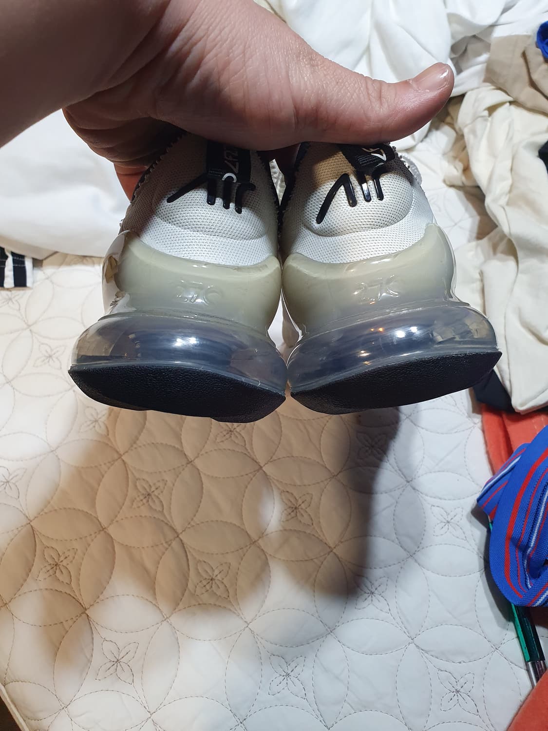무배 나이키 에어맥스 270 골프화 아이보리 240mm 상품이미지5