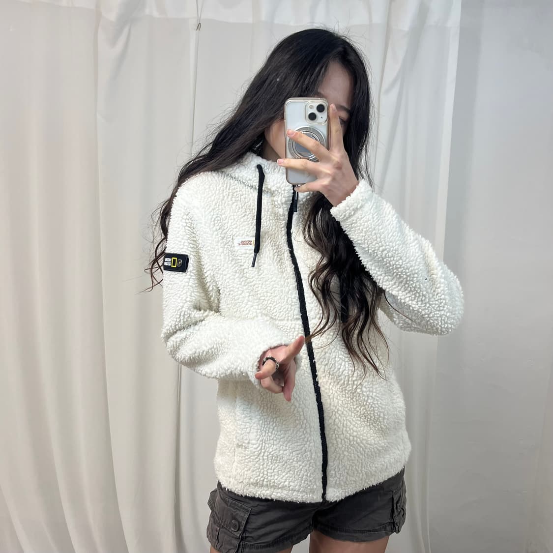 National Geographic White Fleece  상품이미지2