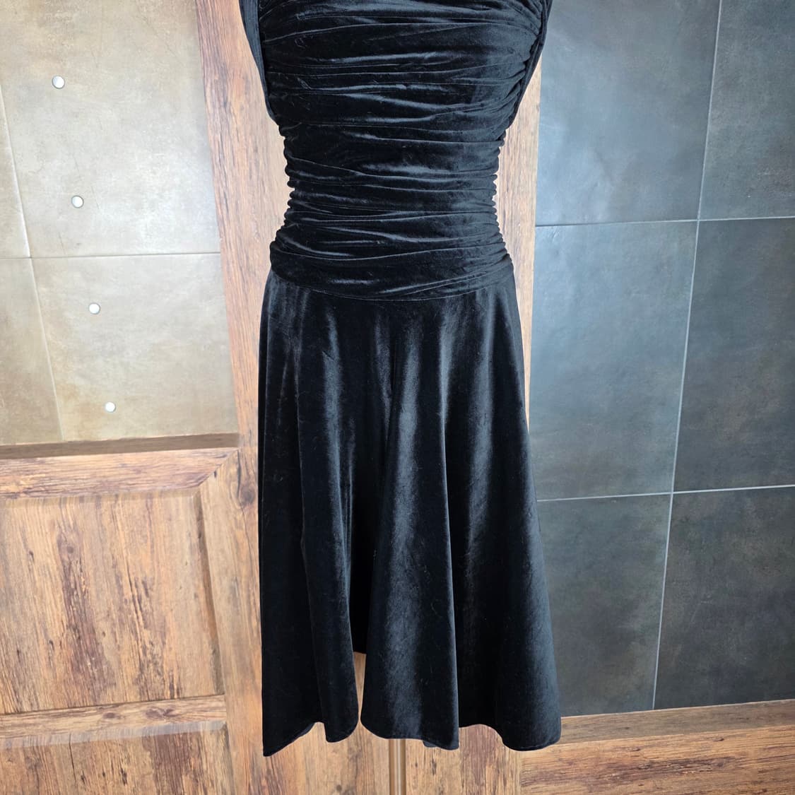 벨벳 셔링 드레스 상품이미지3