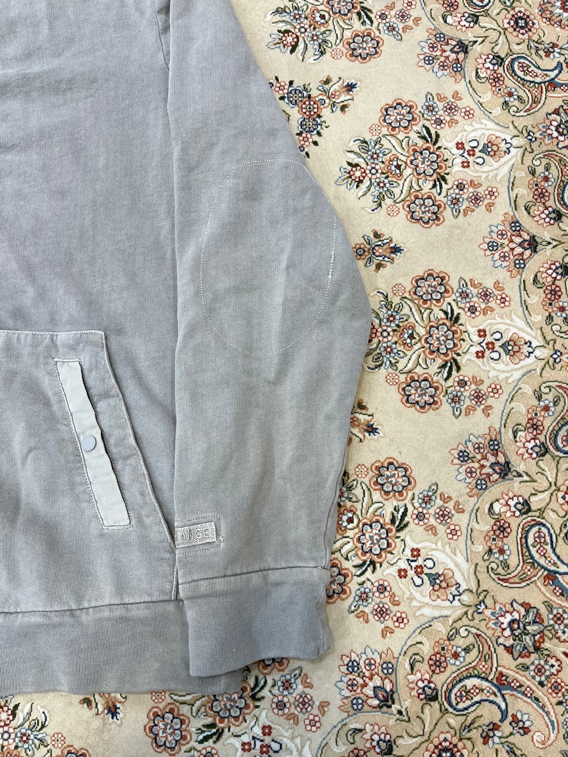 아르마니 익스체인지 엘보패치 워시드 하이넥 자켓 상품이미지6