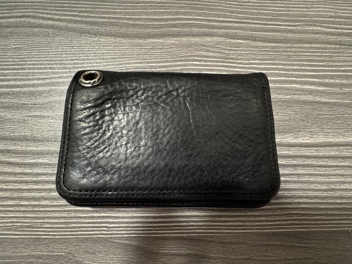 크롬하츠 스크롤라벨 레더카드지갑 상품이미지2