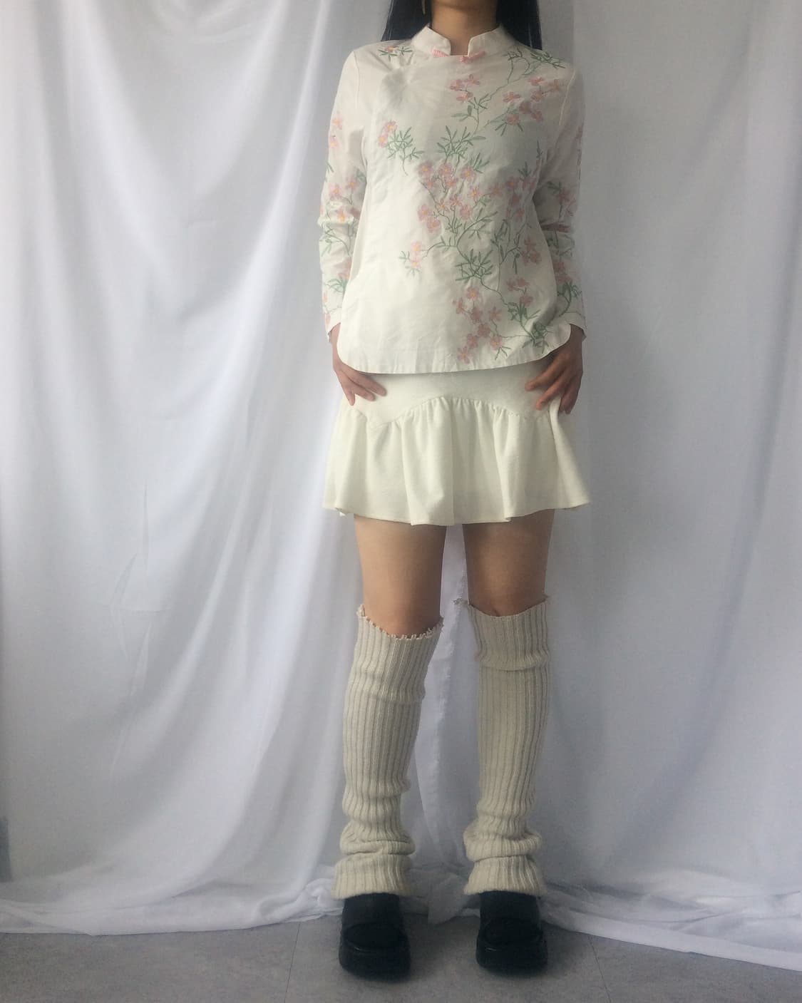 Flower pattern needle work jacket 상품이미지6