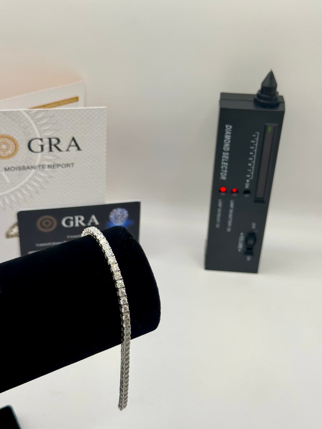 ICE BLUE VVS 1 모이사나이트 테니스 팔찌 아이스체인 상품이미지1