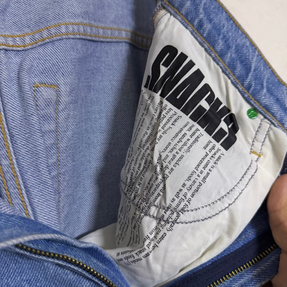 마더 SNACKS 와이드 데님 청바지 (26) 상품이미지8