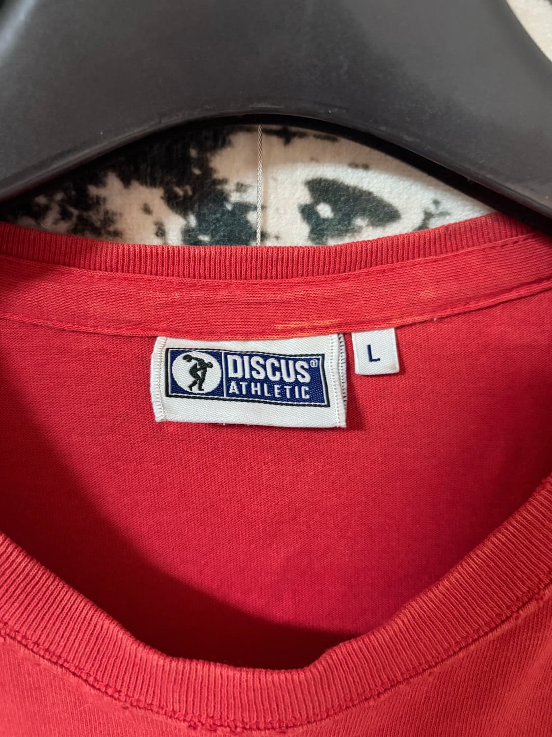 90’s Discus Athletic red half t-shirt 상품이미지2
