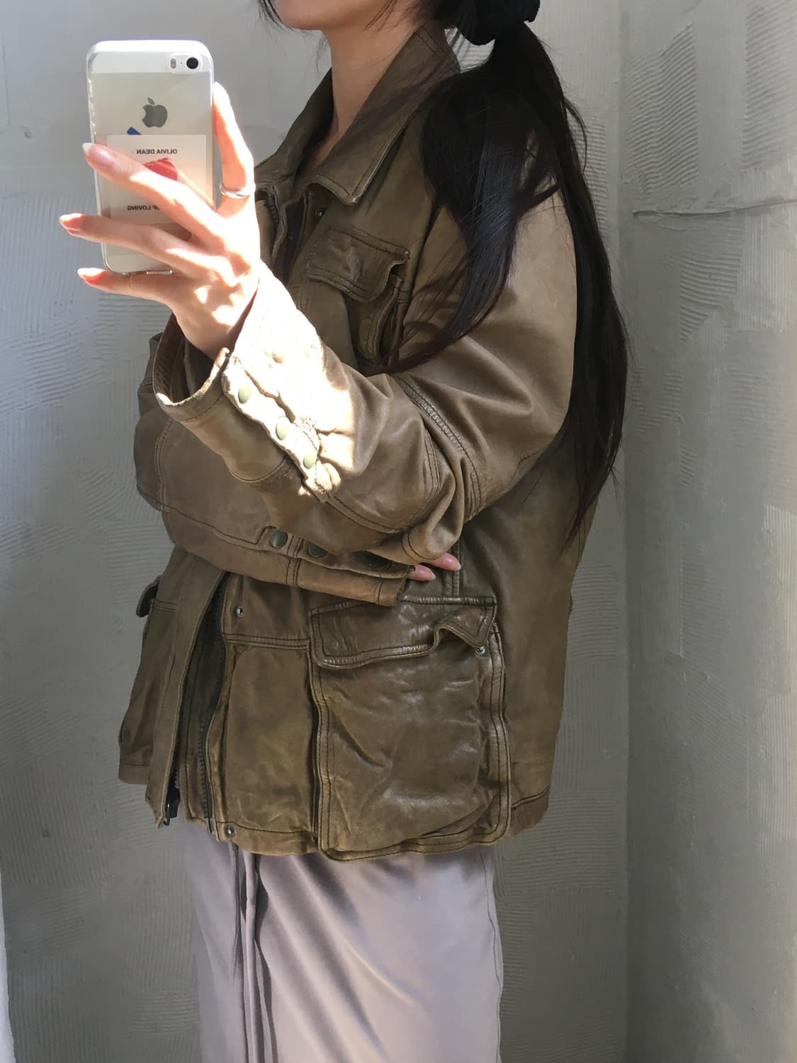 Diesel 디젤 유틸리티 레더 집 자켓 상품이미지3