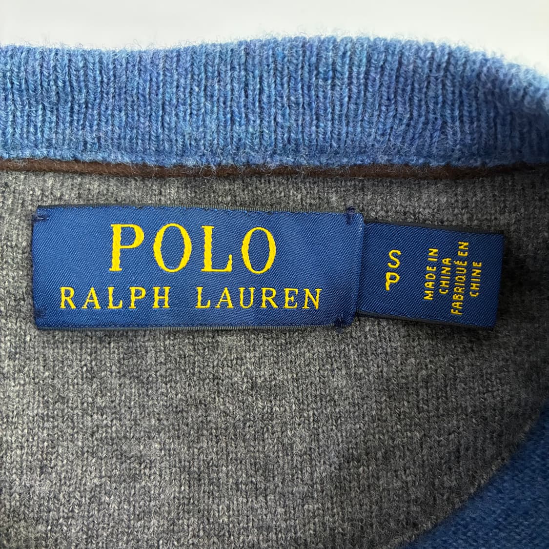 Polo  폴로 랄프로렌 신형 자수 딥블루 라운드 니트 상품이미지3