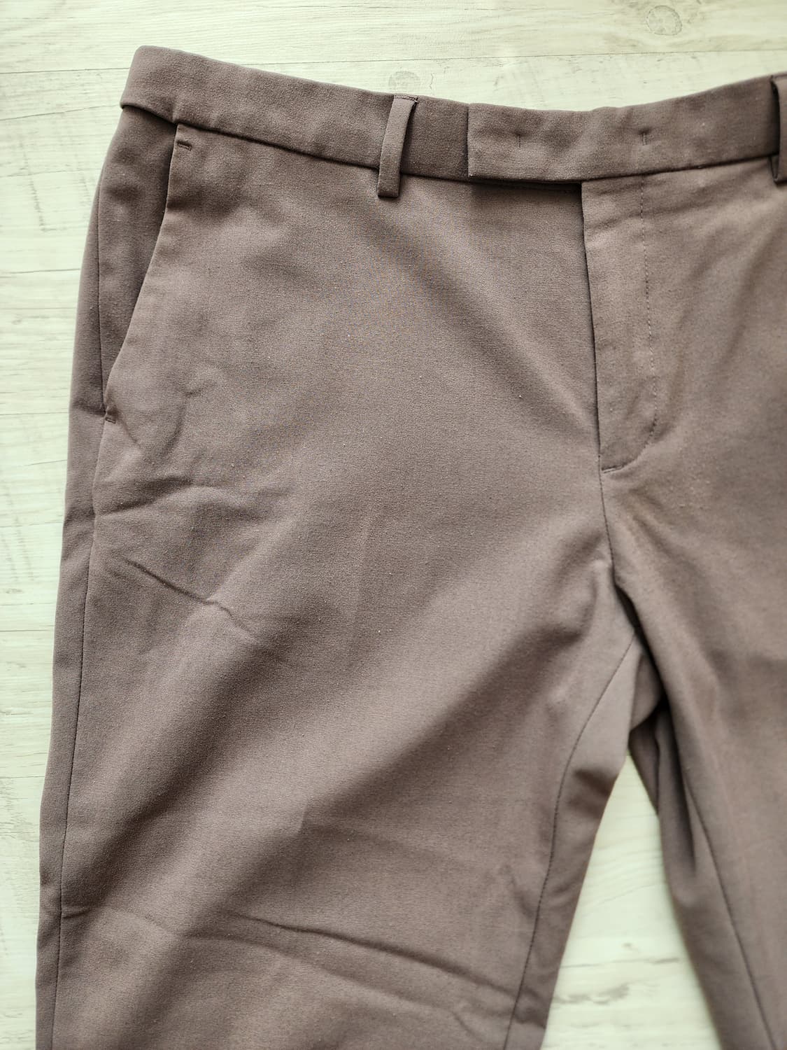 MUSINSA 무신사 스탠다드 테이퍼드핏 슬랙스 팜. 36인치 정장 바지 상품이미지4