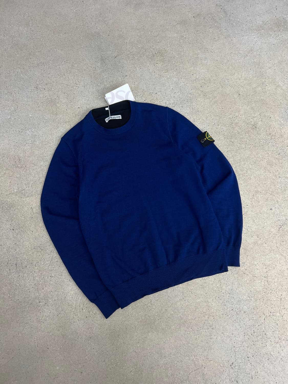 스톤아일랜드 와펜 투톤 다크블루 니트 상품이미지2